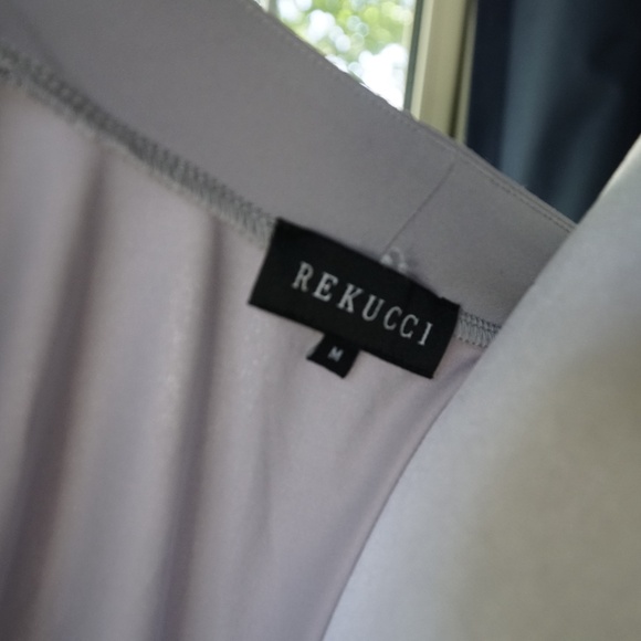 Size M Rekucci Gray Open Front Ruched Sleeve Shrug Jacket – New Without Tags - Picture 4 of 4